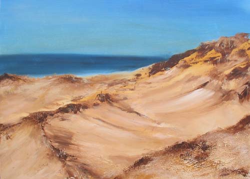 Am australischen Strand, 60 x 80